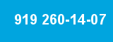 919 260-14-07 919 260-14-07